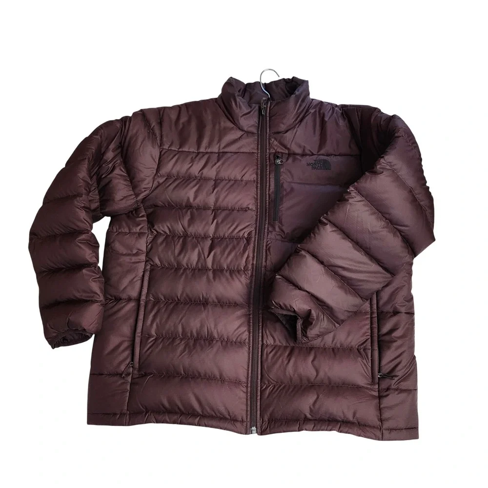 The North‎ Face Puffer Jacket Brown 550 Goose Down Fill Mens XXL